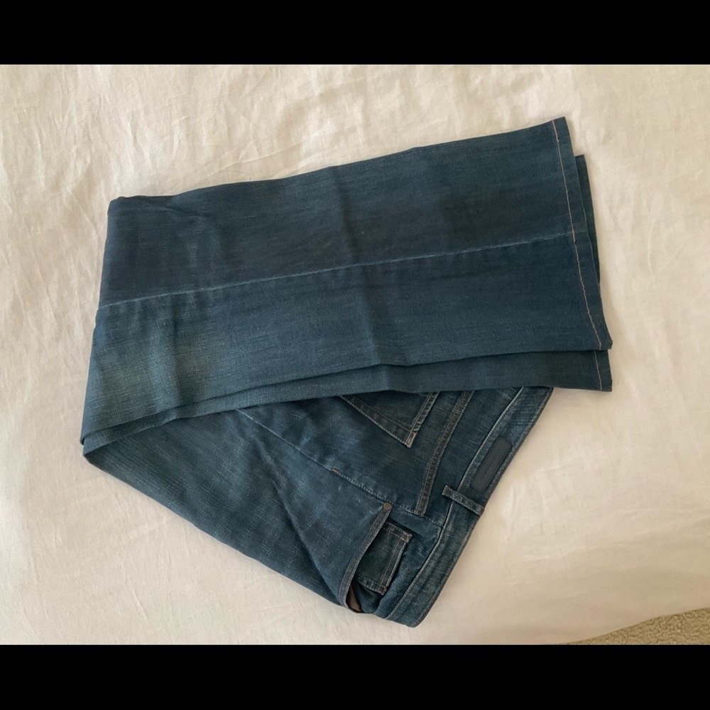 Elie Tahari ,boot cut denim,size 14